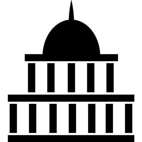 American Government Building Vector SVG Icon - SVG Repo