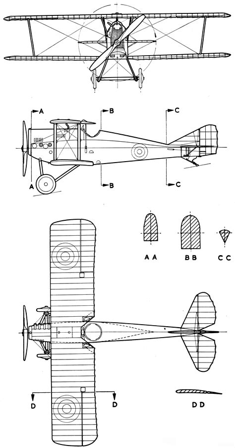 Ansaldo A.1 Balilla Blueprint - Download free blueprint for 3D modeling