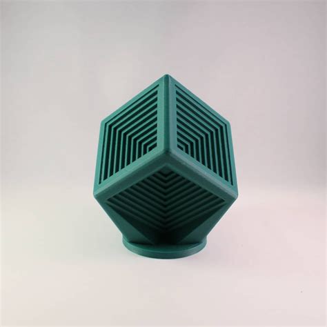 3D Printed Cube minus cubes 🤩. ---------------⠀⠀⠀⠀⠀⠀⠀⠀⠀⠀ 💡 3D model by ...