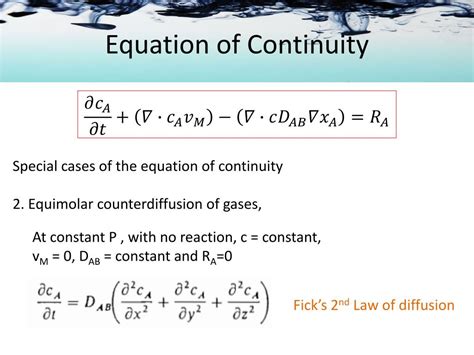 PPT - Equation of Continuity PowerPoint Presentation, free download - ID:2567040