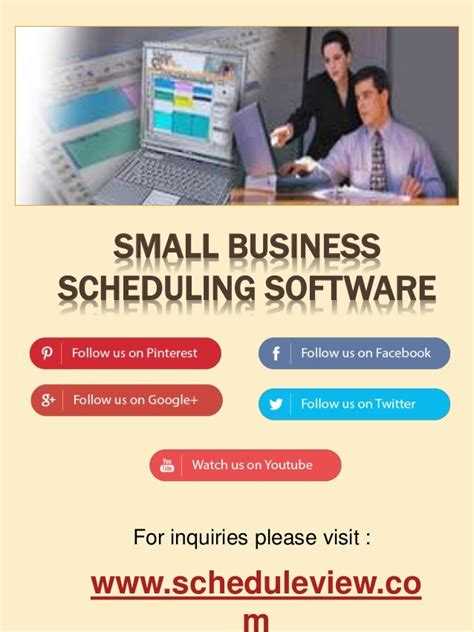 Small business scheduling software