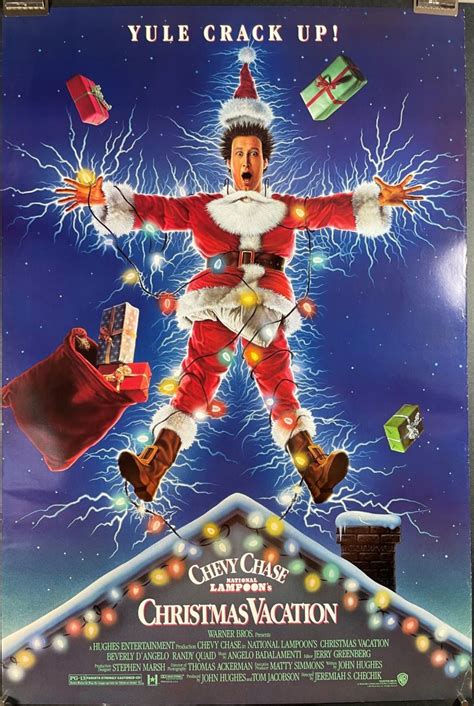 NATIONAL LAMPOON’S CHRISTMAS VACATION, Original Chevy Chase Comedy Movie Poster – Original ...