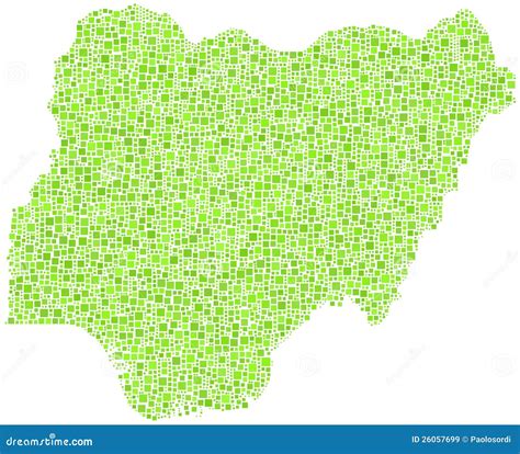 Map Of Nigeria - Africa - Royalty Free Stock Images - Image: 26057699