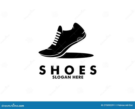 Shoes Logo Icon, Shoe Sneaker Logo Vector Template Isolated on White Background Stock Vector ...