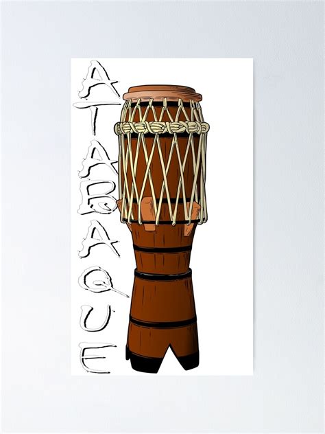 "Atabaque Capoeira" Poster by Groenendijk | Redbubble