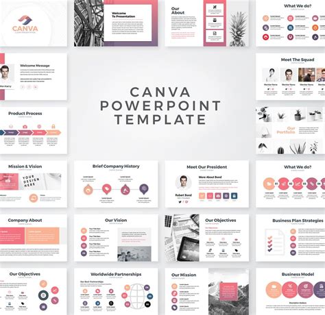 Canva Business PowerPoint Presentation Template | Presentation Template 82809