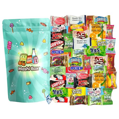 Mashi Box Asian Candy Mystery Variety Pack | 40 PCS | Japanese Candy ...