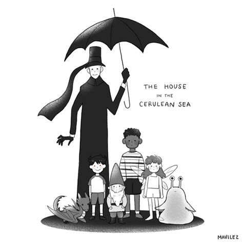 The House In The Cerulean Sea Characters Drawings