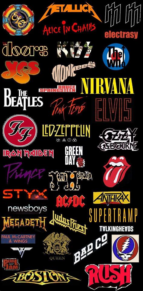 Classic Rock Band Logo - LogoDix