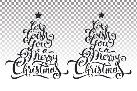 Merry Christmas Calligraphy By Margo Miller | TheHungryJPEG