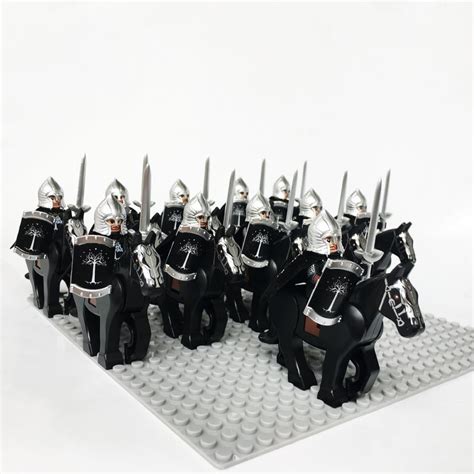 11pcs Gondor The Lord Of The Rings Minifigures Lego Compatible Toy – honatoy.com | Lego army ...