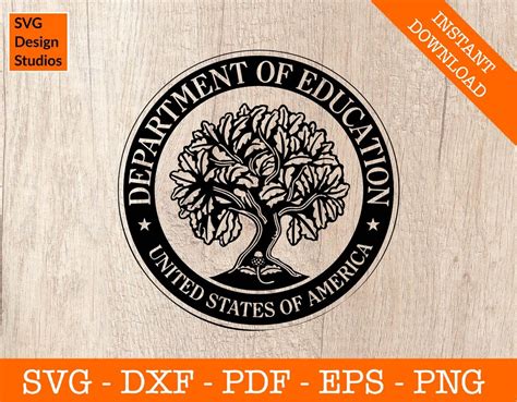 US Department of Education Logo Svg Education Badge Svg - Etsy