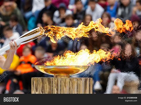 Ceremony Olympic Flame Image & Photo (Free Trial) | Bigstock