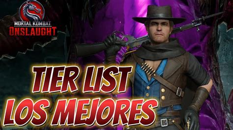 🐲TIER LIST DE LOS MEJORES - MORTAL KOMBAT ONSLAUGHT 🐲 #mortalkombatonslaught #mortalkombat - YouTube