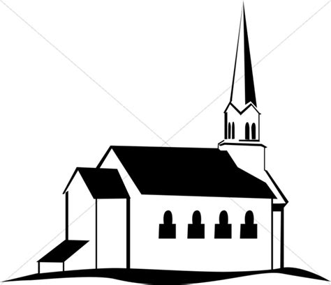 Ornate Gothic Church | Church Clipart