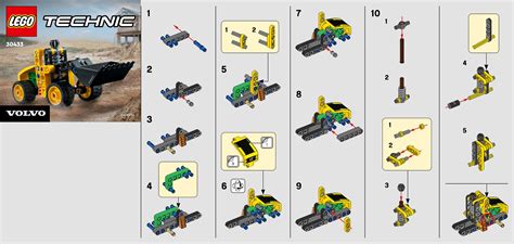 LEGO 30433 Volvo Wheel Loader Instructions, Technic