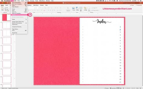 How to Make a Digital Planner in PowerPoint | Digital planner ...