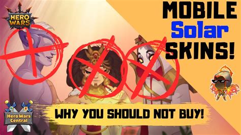 Hero Wars Mobile | Why You SHOULD NOT BUY the new Skins! - YouTube