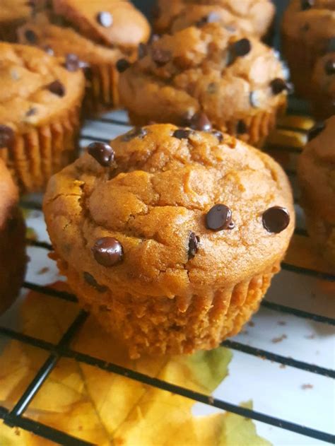 Spice Cake Mix Pumpkin Muffins With Chocolate Chips | The Cake Boutique