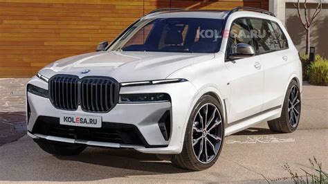 2023 BMW X7 Rendering Takes Off The Camo To Reveal Wild Facelift