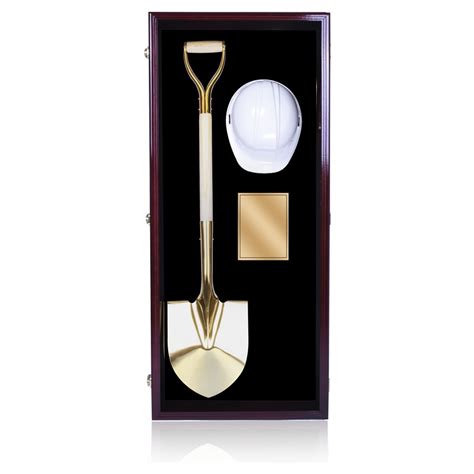 Groundbreaking Shovel and Keepsake Display Case | Ceremonial Groundbreaking, Grand Opening ...