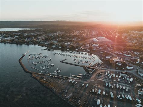 Aerial View of a Harbor · Free Stock Photo