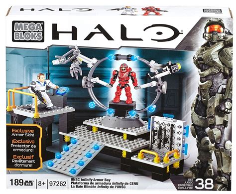 Mega Bloks Halo UNSC Infinity Armor Bay - Walmart.com - Walmart.com