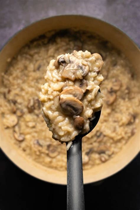 Creamy Vegan Mushroom Risotto - Loving It Vegan