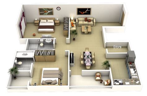 Two bedroom apartments are ideal for couples and small families alike. As one of the most common ...