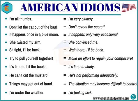 20+ Important American Idioms with Example Sentences - English Study ...