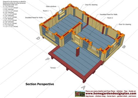 home garden plans: DH303 - Dog house plans - Dog house design - Insulated dog house