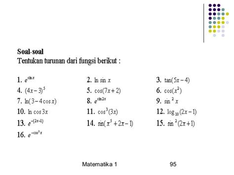 Turunan Logaritma | LEMBAR EDU