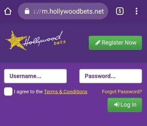 Hollywoodbets Login my Account