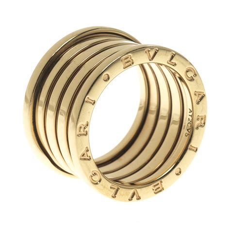 Bvlgari B.Zero1 5-Band 18k Yellow Gold Band Ring Size 54 Bvlgari | The ...