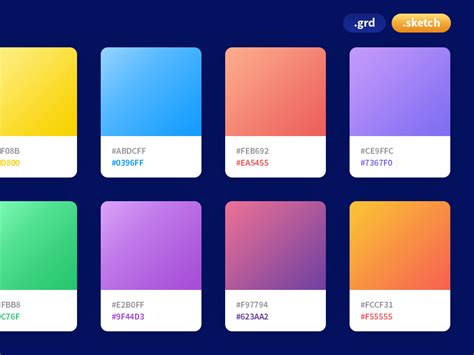 Coolhue - Gradient Palette | Gradient color design, Color design ...