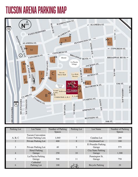 Where to Park - TucsonRoadrunners.com