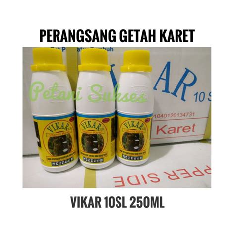 Jual (250ml) perangsang Getah pohon KARET LATEKS LATEX VIKAR 10SL 250ML vitamin Karet | Shopee ...