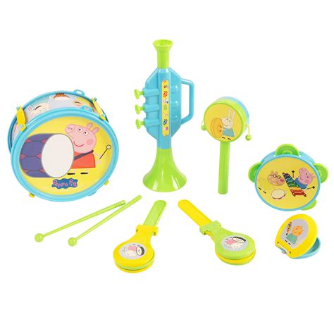 Buy Peppa Pig Musical Band Set | Musical Playset Including 6 Musical Instruments | Peppa Pig ...