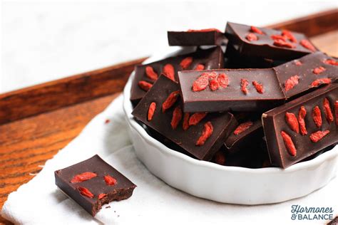 Homemade Chocolate with Goji Berries and Chili Powder Recipe