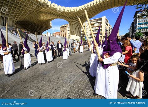 Easter /Semana Santa in Seville. the Holy Week Processions Editorial Stock Photo - Image of ...