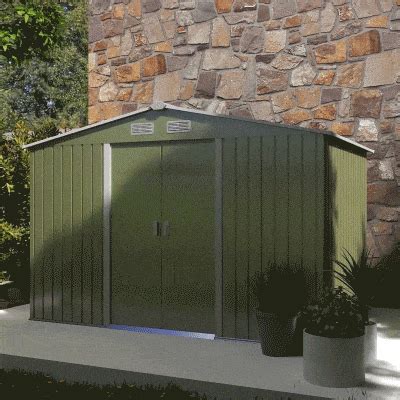 Green Garden Sheds | Aosom UK