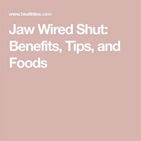 Jaw Wired Shut: Benefits, Tips, and Foods | Liquid diet recipes, Liquid diet, Easy snack recipes