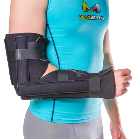 Elbow Fracture Splint | Removable Long Arm Soft Cast Immobilizer Brace