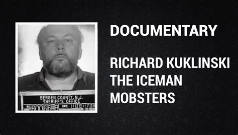 Mobsters, The Iceman Richard Kuklinski Documentary | The iceman, Documentaries, Mobster