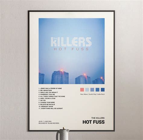 The Killers - Hot Fuss Album Cover Poster | Architeg Prints