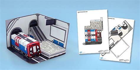 London Underground Paper Model (teacher made)