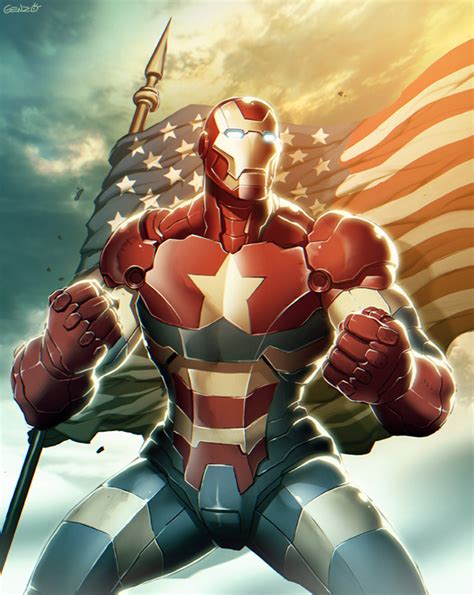 Iron Patriot by GENZOMAN on DeviantArt