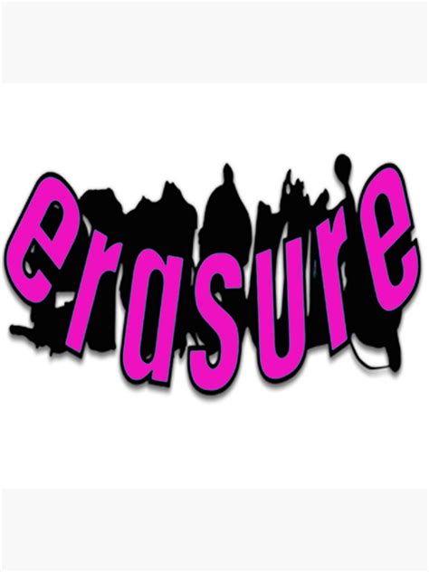 "The erasure rock band best logo special collection" Poster for Sale by mcelanda4 | Redbubble