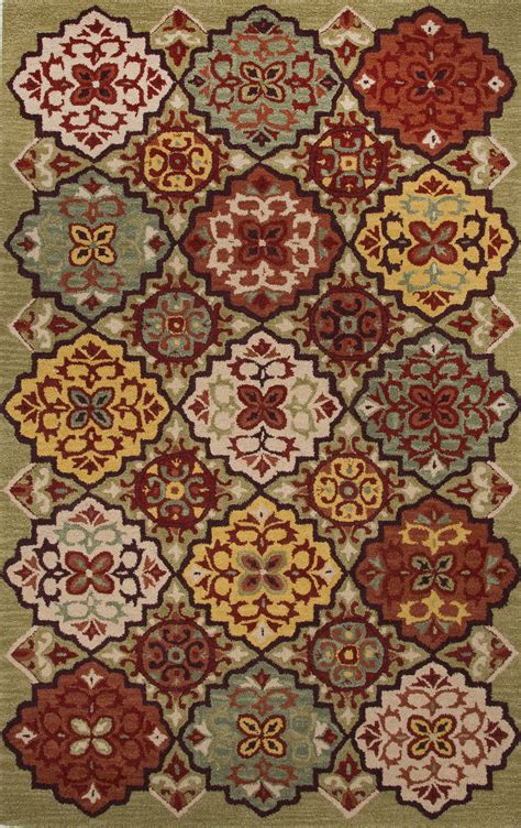 Jaipur Rugs Transitional Moroccan Pattern Multi Wool Area Rug BRI12 (R – RugMethod