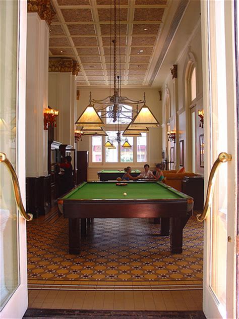 Raffles Hotel Billiard Room Singapore